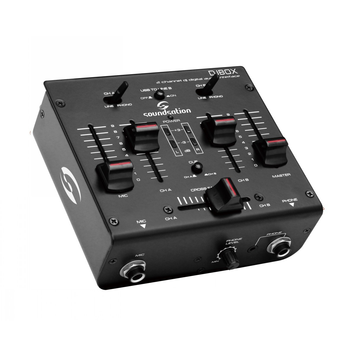 Soundsation DJBOX DJ Audio Interface & Mixer - DJ Gear ...